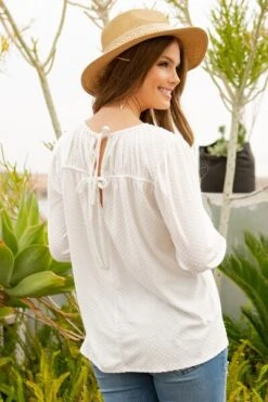 Celeste Full Size Puff Sleeve And Bow Detail Top Plus Size 8 Celeste Full Size Puff Sleeve And Bow Detail Top Plus Size -Little Loom Store 68ec6afe a305 4598 a0ce 6f30ec0185ed Min