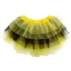 Yellow And Black 6 Layer Tutu Skirt Costume For Girls, Women, Plus 2 Yellow And Black 6 Layer Tutu Skirt Costume For Girls, Women, Plus -Little Loom Store 6L Yellow Black