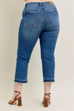Judy Blue Full Size Hw Vintage Wash Release Hem Kick Flare Jeans Plus Size -Little Loom Store 6a475c94 e04a 4f63 807f d2bc230b1c66 Max Origin