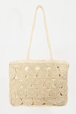 Fame Square Braided Pattern Tote Bag -Little Loom Store 6aedd6f72ad64372b585f45cd810ed0f Max Origin