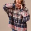 BiBi Drawstring Plaid Drop Shoulder Hoodie -Little Loom Store 6d34c253 ce4f 4b78 8ab0 b2041c0fc97c Min