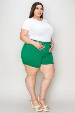 Judy Blue Full Size Tummy Control Garment Dyed Denim Shorts -Little Loom Store 6f702092 e066 4e70 8242 bee6cd72b828 Max