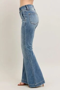 Judy Blue Full Size High-Waist Flare Denim Jeans With Front Seam Detail Plus Size -Little Loom Store 705b40dc293c4790955d2119c1d901fa Max Origin