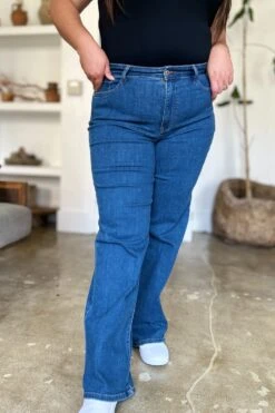 Judy Blue Full Size High Rise Straight Jeans 19 Judy Blue Full Size High Rise Straight Jeans -Little Loom Store 7169afa0 8e44 4960 8a80 1fd7c55b20cc Max