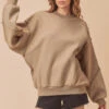 Aemi + Co Exposed Seam Round Neck Drop Shoulder Sweatshirt 1 Aemi + Co Exposed Seam Round Neck Drop Shoulder Sweatshirt -Little Loom Store 71efd42a b177 4b17 b6b7 dada4d933625 Max