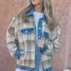 And The Why Full Size Washed Denim Detail Brushed Plaid Jacket -Little Loom Store 721cf612 7ca1 4e74 ba00 a2d8f84989da Max