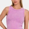 Zenana Ribbed Round Neck Cropped Tank -Little Loom Store 727446b3 30d2 4078 a407 e6a725aeccf1 Max