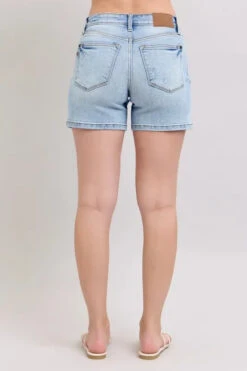 Judy Blue Mid Rise Washed Denim Shorts -Little Loom Store 73a401180d5746c08a5acff239deaa0d Max Origin