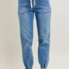 Judy Blue Full Size High Waist Denim Jogger Plus Size -Little Loom Store 73c7502a9d864a1bbdea00fb9e2fe73c Max Origin