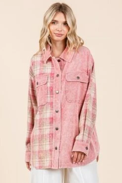 Mittoshop Plaid Button Down Drop Shoulder Jacket -Little Loom Store 7624b563 9d67 405e b8f1 654e296bd85b Min