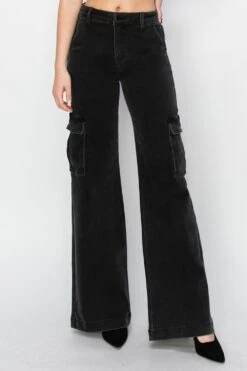 Risen Full Size High Rise Wide Leg Cargo Jeans -Little Loom Store 76298bfe 3ee8 434b ba84 c1e4e1d04360 Max