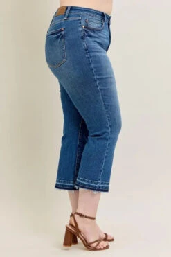 Judy Blue Full Size Hw Vintage Wash Release Hem Kick Flare Jeans Plus Size -Little Loom Store 765469d5 c7e0 44b1 aaaf 50f57ae87898 Max Origin