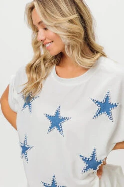 BiBi Fourth Of July Terry T-Shirt -Little Loom Store 767ae559c6574208ae7dc816d2b94b95 Max Origin