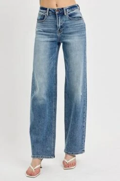RISEN Full Size Distressed Wide Leg Jeans Plus Size -Little Loom Store 76ce3cea 7401 464c 8670 b213d2a13e25 Max