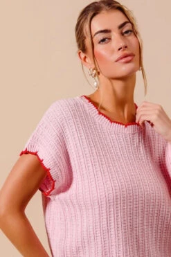 SO ME Textured Light Weight Sweater Dolman Top -Little Loom Store 783eb1f65843499da84730501f12a214 Max Origin