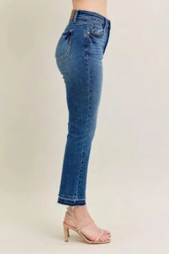 Judy Blue Full Size Hw Vintage Wash Release Hem Kick Flare Jeans Plus Size -Little Loom Store 788c2b9a177149dda652fd17bd7c54b2 Max Origin