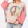 SAGE + FIG Full Size Contrast Peace Patch Dropped Shoulder Sweatshirt -Little Loom Store 78ac3588 7521 406c b87a 6b61a7deadec Max