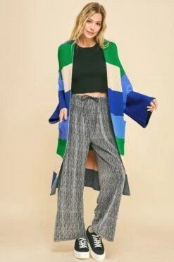 Davi & Dani Color Block Kimono Sleeve Open Front Cardigan -Little Loom Store 791e311d ec08 4a2c 83be 850517b4e7a4 Max