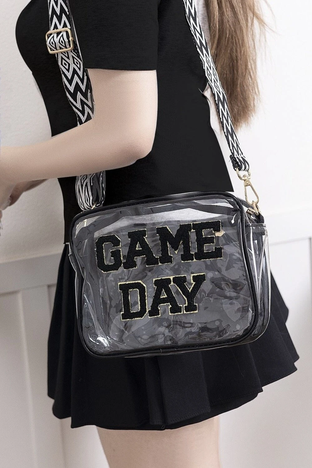 Zenana GAME DAY Stadium Approved Transparent Crossbody Bag 5 Zenana GAME DAY Stadium Approved Transparent Crossbody Bag - Image 3