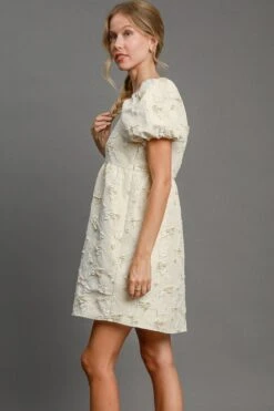 Umgee Heart Jacquard Square Neck Puff Sleeve Mini Dress -Little Loom Store 7bda28d4 8a21 4e18 a4d6 b2fc7809c652 Max