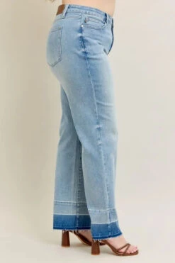 Judy Blue Full Size Mr Release Hem Wide Leg Jeans Plus Size 28 Judy Blue Full Size Mr Release Hem Wide Leg Jeans Plus Size -Little Loom Store 7e08362a 0bd4 4d1f b660 e609bbd40e12 Max Origin