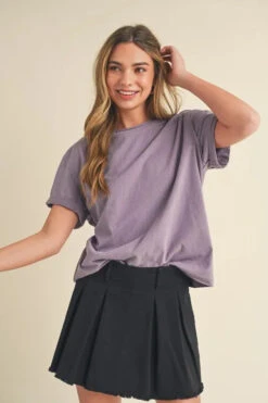 Aemi+Co Pleated Denim Mini Skirt -Little Loom Store 7edf7f8381b746e3afd1f925a0ad0ef1 Max Origin