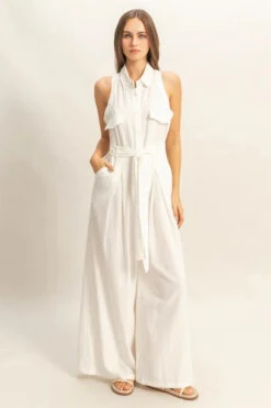 HYFVE Sleeveless Tie Waist Wide Leg Jumpsuit 8 HYFVE Sleeveless Tie Waist Wide Leg Jumpsuit -Little Loom Store 7f487769 5b01 41e8 ae02 57038c4361a2 Max Origin