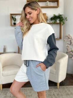 Double Take Full Size Contrast Drop Shoulder Top And Shorts Set 29 Double Take Full Size Contrast Drop Shoulder Top And Shorts Set -Little Loom Store 807bddfa 1ed2 4bc1 abed 32880dd550d4 Max