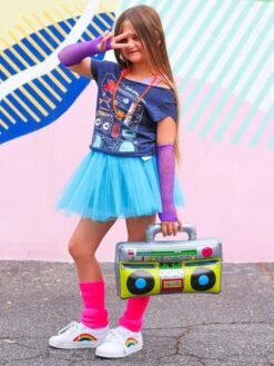 80s Tutu Costume Outfit For Kids, Adults, Plus Size - 4 Piece Dress Up Set -Little Loom Store 80 sBlueCostume a2d48026 2256 4e28 b739 12c62477bc29 2