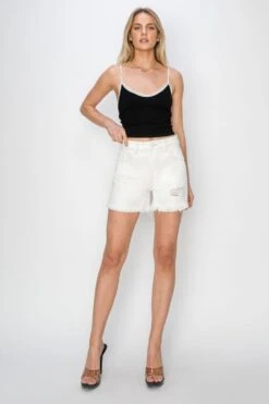 RISEN High Waist Ripped Denim Shorts -Little Loom Store 822d9359 bdf6 40b9 b109 fcc63a193fd5 Max