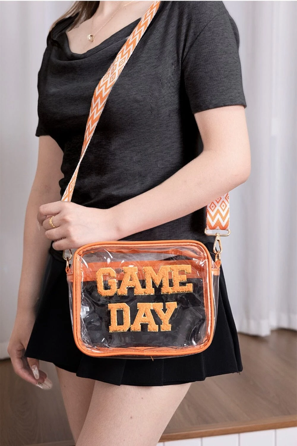 Zenana GAME DAY Stadium Approved Transparent Crossbody Bag 15 Zenana GAME DAY Stadium Approved Transparent Crossbody Bag - Image 13