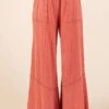 Mittoshop Mineral Wash Wide Flared Leg Pants -Little Loom Store 854836728bff479cbe70d17f94ca329a Max Origin