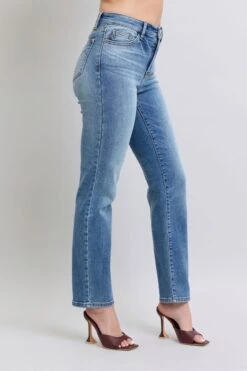 Judy Blue Full Size Wash Thermal Straight Jeans With Pockets -Little Loom Store 85e1f680 b1a9 4b53 919b deab3ab945a9 Max