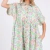 SAGE+FIG Floral Babydoll Short Sleeves Dress -Little Loom Store 86e8f0be 1009 4402 aa2c e85eabdc86cd Min