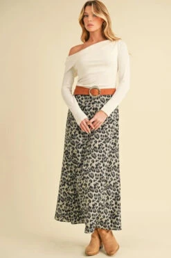 Aemi+Co Leopard Midi Skirt -Little Loom Store 878fbd2afa004eab9ee1e531e5bafe20 Max Origin
