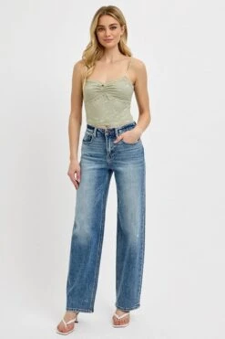 RISEN Full Size Distressed Wide Leg Jeans Plus Size -Little Loom Store 89185b92 c575 4df3 ab25 197426e0ffd7 Max
