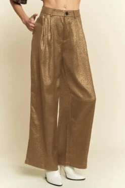 Davi & Dani Crinkled Textured Wide Leg Pants 16 Davi & Dani Crinkled Textured Wide Leg Pants -Little Loom Store 8937d285347d40ec86f73451ca0bad1e Max Origin