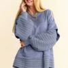 Davi & Dani Faux Layered Round Neck Sweater -Little Loom Store 8940f7b2 6130 486b a85f 5f3eab283137 Max