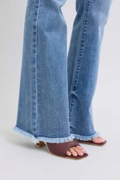 Judy Blue Full Size Raw Hem High Rise Bootcut Jeans -Little Loom Store 8a22bbad 0304 46a1 bfa7 802003f92a91 Max