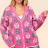 Haptics Full Size Floral Jacquard V-Neck Button Up Cardigan 1 Haptics Full Size Floral Jacquard V-Neck Button Up Cardigan -Little Loom Store 8b70db1c 8517 4646 90f6 e28eef1352db Max