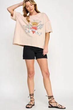 SAGE+FIG Love-Inpired Graphic Oversized T-Shirt -Little Loom Store 8e1c72c9 7b03 4eb3 970f 19142963454d Min