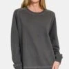 Zenana Full Size Pigment Dyed French Terry Sweatshirt