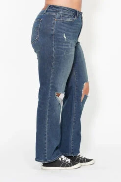 Judy Blue Full Size Hw Ripped Knee Dad Jeans Plus Size -Little Loom Store 90308781 9abe 4b1f a3e7 47404aafcfba Max Origin