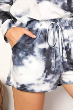 Double Take Tie-Dye Round Neck Top And Shorts Lounge Set -Little Loom Store 9036cd6e0ca34246927bd9ed59a8aab9 Max
