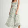MABLE Floral Printed Shoulder Strap Midi Dress -Little Loom Store 91e3e130ca714378886cbacb406dc7f9 Max Origin