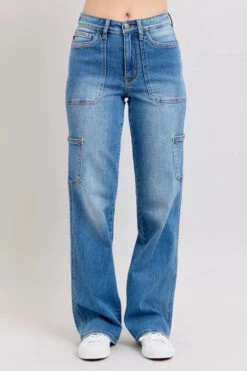 Judy Blue Full Size High Waist 90's Straight Jeans Plus Size