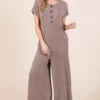 BOMBOM Rib Knit Jumpsuit With Button Detail -Little Loom Store 9317821aae0d4d5e87e6ea17fd042b97 Max Origin