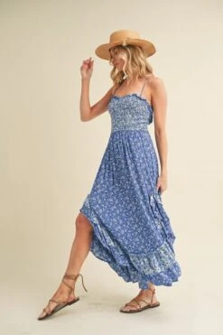 Aemi + Co Ditsy Floral Ruffled Hem Maxi Cami Dress -Little Loom Store 93311cf4 e154 4f9b 84ee b1fbead72cfa Min