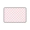 Coquette Bow Desk Mat - Hot Pink & Dot Design For Home Office Decor -Little Loom Store 9454916436318514213 2048