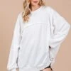 Ces Femme Exposed Seam Long Sleeve Sweatshirt